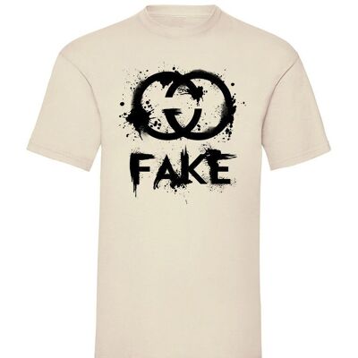 Camiseta Negra Fake GCCI