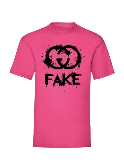 T-shirt Black Fake GCCI