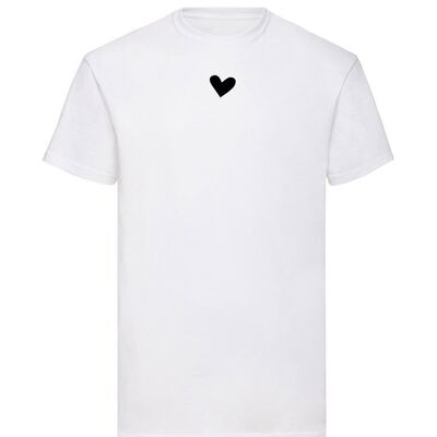 T-Shirt Coeur Noir