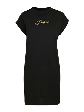 Robe T-shirt Feuille d'Or J'adore 2