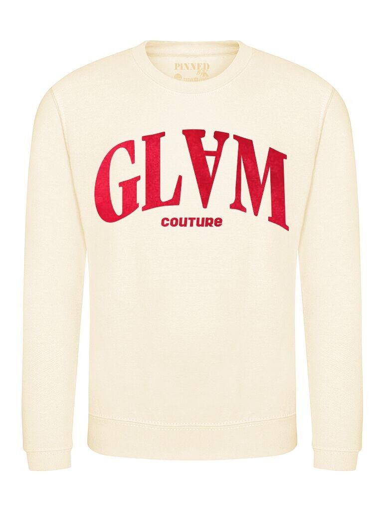 Maglia Glam Couture Velluto Rosso