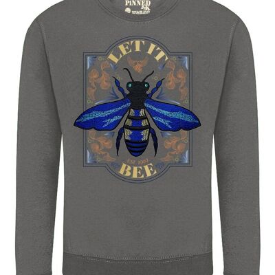Pullover Let It Bee Blue