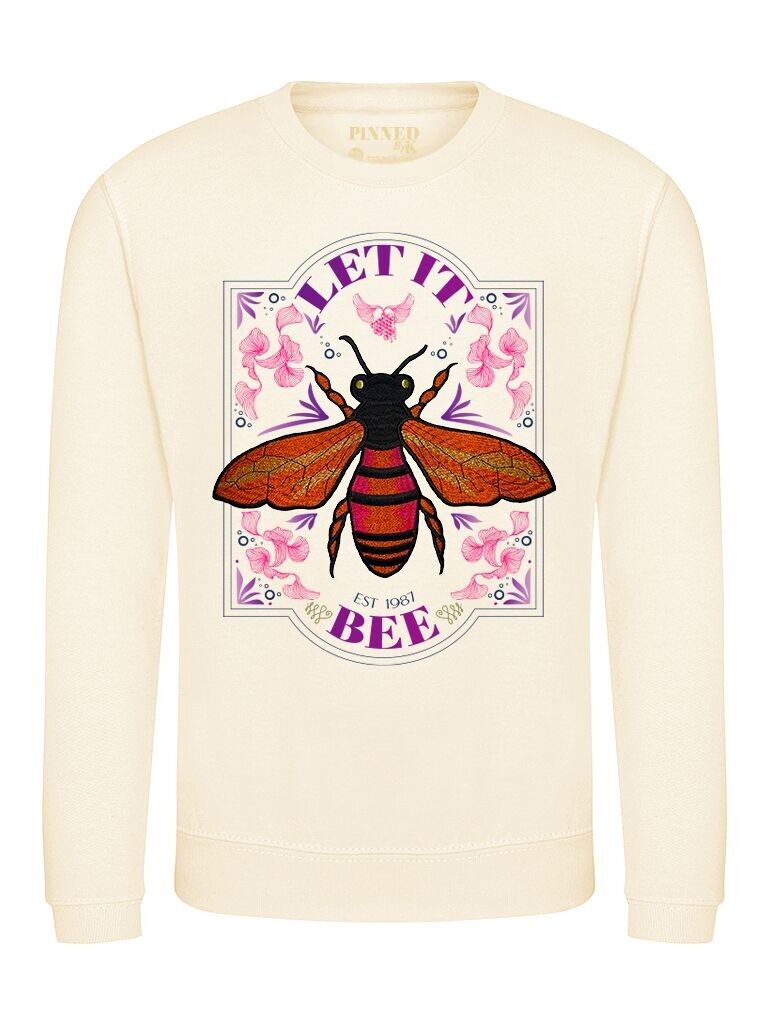 Maglione Let It Bee Arancione
