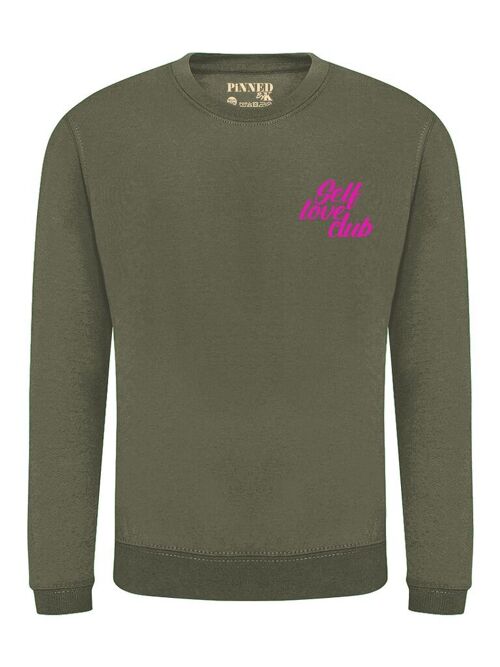 Sweater Lounge Pink Self Love Club Chest