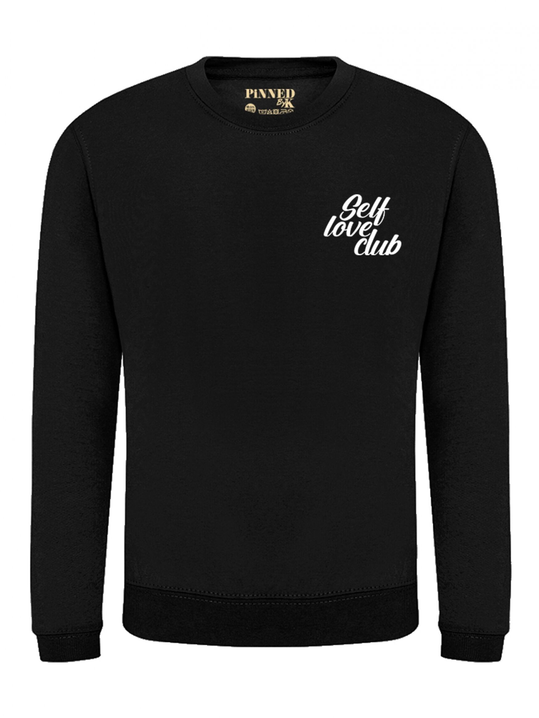 Sweater Lounge Weiße Self Love Club-Truhe