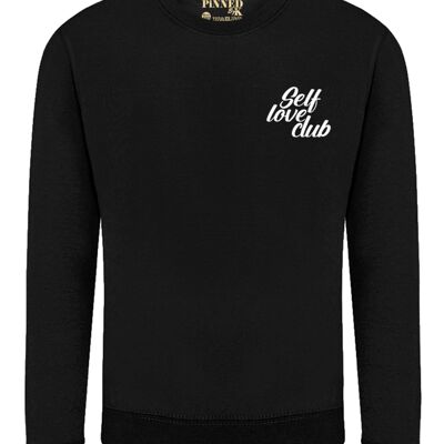 Sweater Lounge Weiße Self Love Club-Truhe