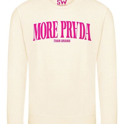 Maglione Più Prada Velluto Rosa Neon