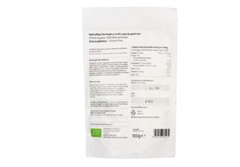 Spirulina in polvere bio 100gr 2