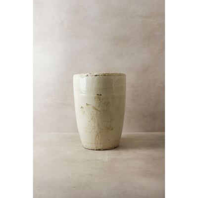 Vintage Glazed Chizou Flower Pot - 3