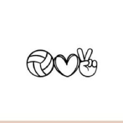Tatuaggio temporaneo Sioou - Pallavolo