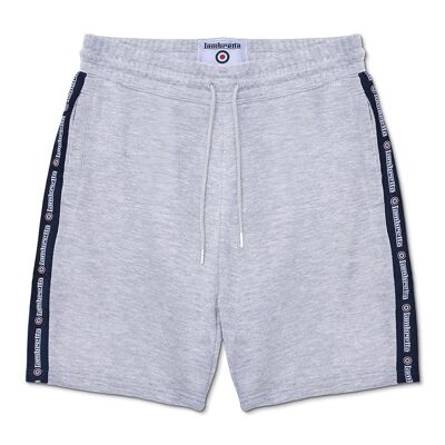 Short avec bande gris chiné SS24