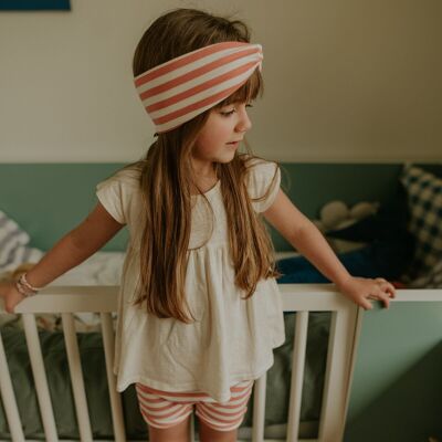 CORAL STRIPED headband