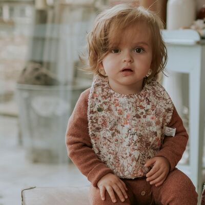 classic liberty wild flowers bib