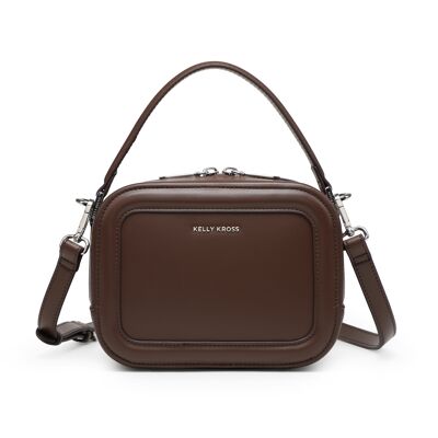 Megan crossbody bag dark brown