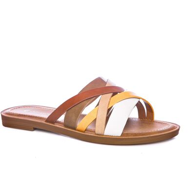 Gladiator slip-on sandals