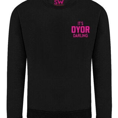 Pullover Dyor Darling Hot Pink Velvet Chest