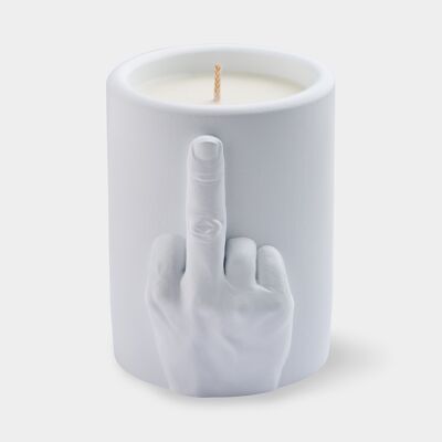 Scented middle finger hand gesture candle | funny candle gift | novelty candle | minimalist candle | boss gift | large scented candle | soy wax candle
