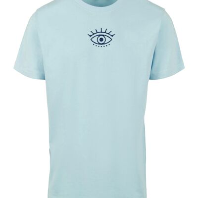 T-shirt Regular Occhio Blu Scuro Glitter