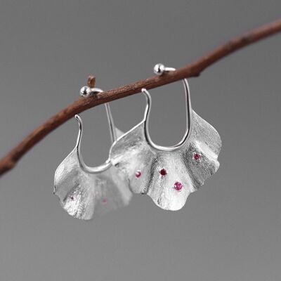 Manchette d’oreille unique - Pétales de fleurs - Or Vermeil n Sterling Silver - Une pièce