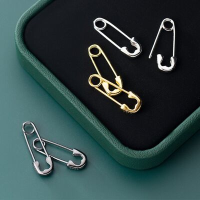 Unique Design Minimalist Paper Clip Earrings - One pair