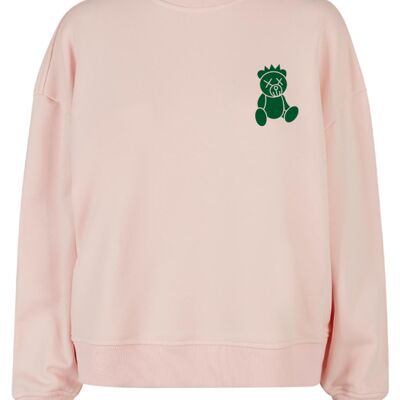 Limited Sweater Teddy Chest Green Velvet