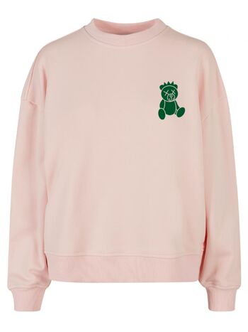 Pull Limited Teddy Chest Velours Vert 1