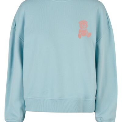 Limited Sweater Teddy Chest Pink Velvet