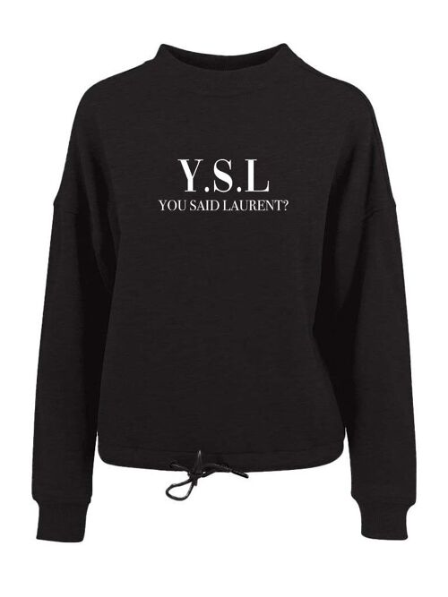 Limited Sweater Yves Said Laurent Lounge White
