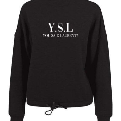 Limited Sweater Yves Said Laurent Lounge White