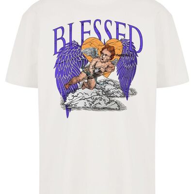 Übergroßes T-Shirt Blessed Purple
