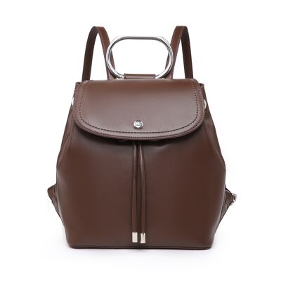 Briannna backpack dark brown