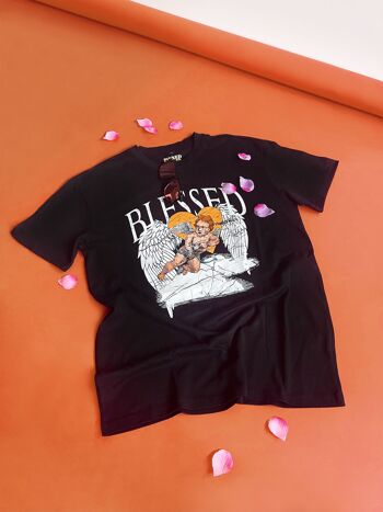 T-shirt oversize Blessed Blanc 3