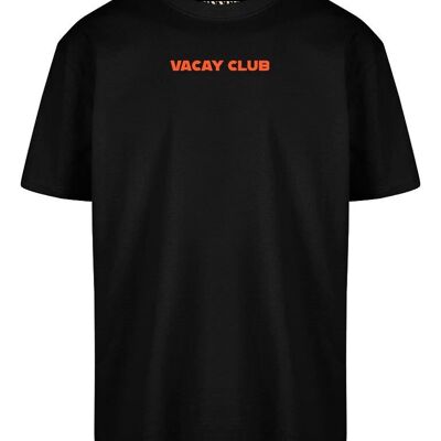Oversized T-shirt Orange Palm Tree