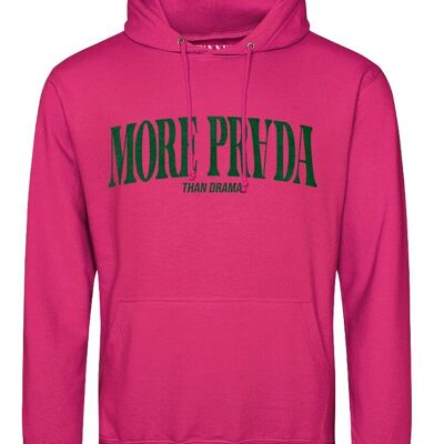 Hoodie More Prada Green Velvet