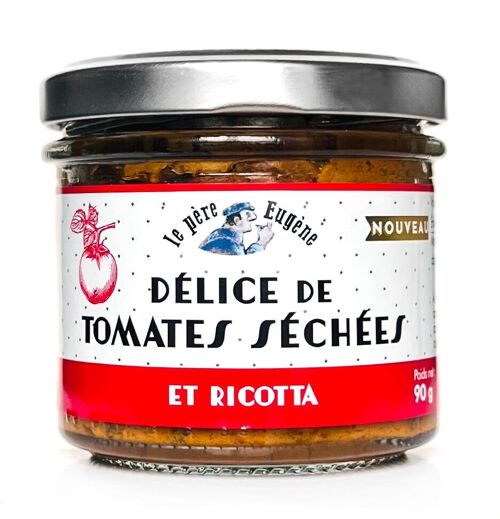 Délice de tomates séchées  et ricotta 90g - Le Père Eugène