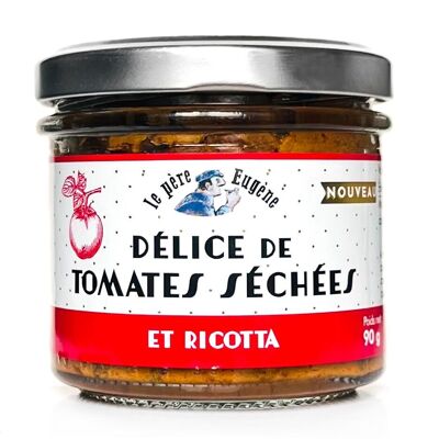 Délice de tomates séchées  et ricotta 90g - Le Père Eugène