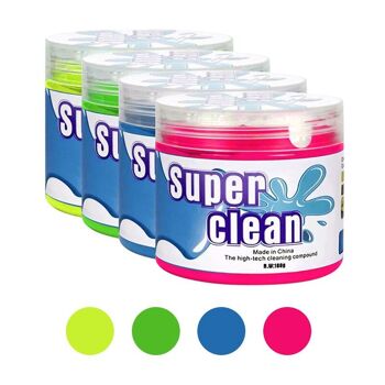 SUPER CLEAN : Pâte Nettoyante Malléable et Colorée 2