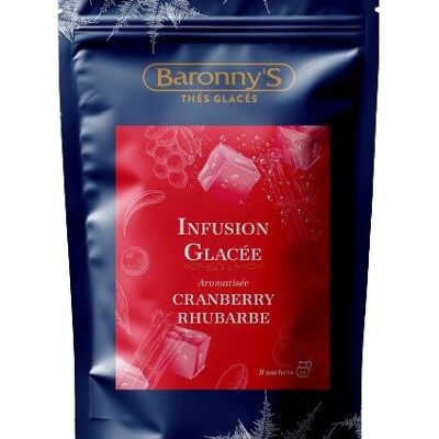 Cranberry Rhubarb iced infusion