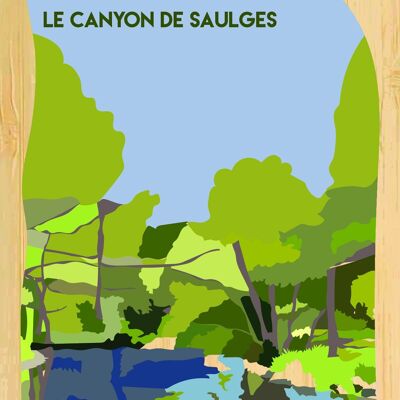 Carte postale en bamboo - CM0508 - Régions de France > Pays de la Loire > Mayenne, Régions de France > Pays de la Loire, Régions de France