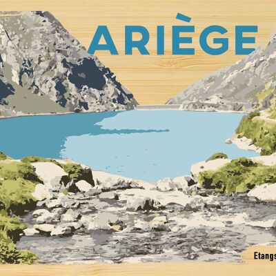 Bambuspostkarte - TK0535 - Regionen Frankreichs > Midi-Pyrénées > Ariège, Regionen Frankreichs > Midi-Pyrénées, Regionen Frankreichs