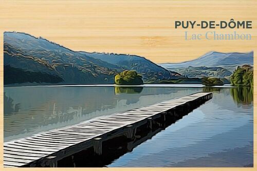 Carte postale en bamboo - DC0669 - Régions de France > Auvergne, Régions de France > Auvergne > Puy de Dôme, Régions de France