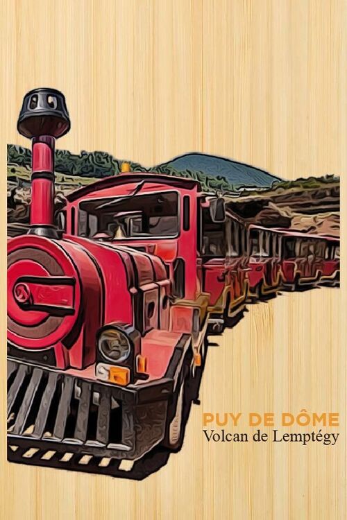 Carte postale en bamboo - DC0676 - Régions de France > Auvergne, Régions de France > Auvergne > Puy de Dôme, Régions de France