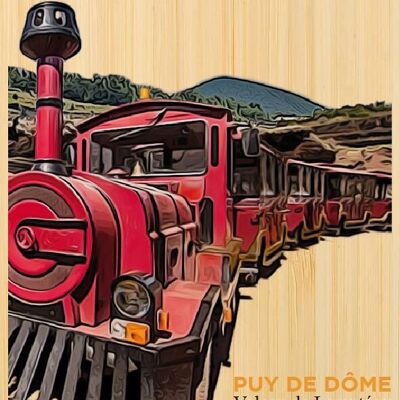 Carte postale en bamboo - DC0676 - Régions de France > Auvergne, Régions de France > Auvergne > Puy de Dôme, Régions de France