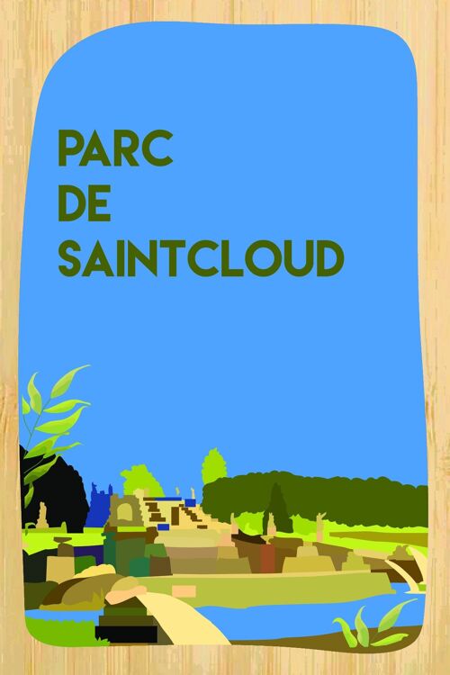 Carte postale en bamboo - CM0906 - Régions de France > Ile-de-France > Hauts de Seine, Régions de France > Ile-de-France, Régions de France