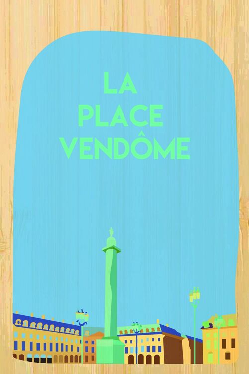 Carte postale en bamboo - CM0934 - Régions de France > Ile-de-France, Régions de France > Ile-de-France > Paris, Régions de France
