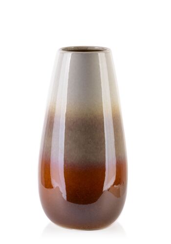 Vase YANDA GRIS 8,5x14xh27cm 1