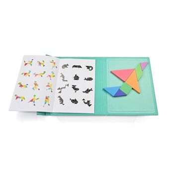 TANGRAM Puzzle magnétique éducatif en bois 6