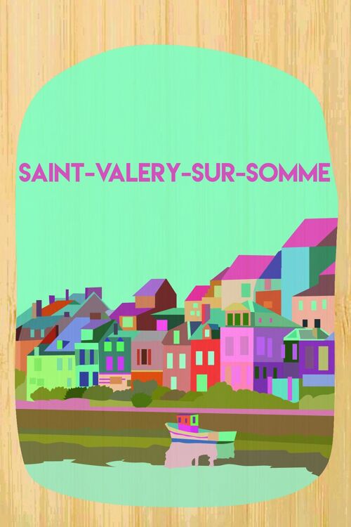 Carte postale en bamboo - CM0975 - Régions de France > Picardie, Régions de France, Régions de France > Picardie > Somme