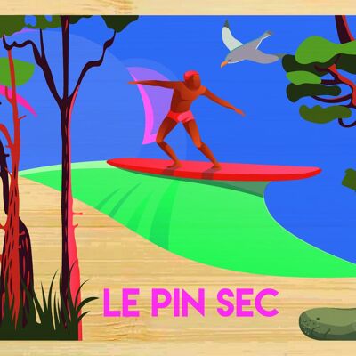 Carte postale en bamboo - CM1096 - Régions de France > Aquitaine, Régions de France > Aquitaine > Gironde, Régions de France