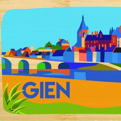 Carte postale en bamboo - CM1132 - Régions de France > Centre, Régions de France > Centre > Loiret, Régions de France